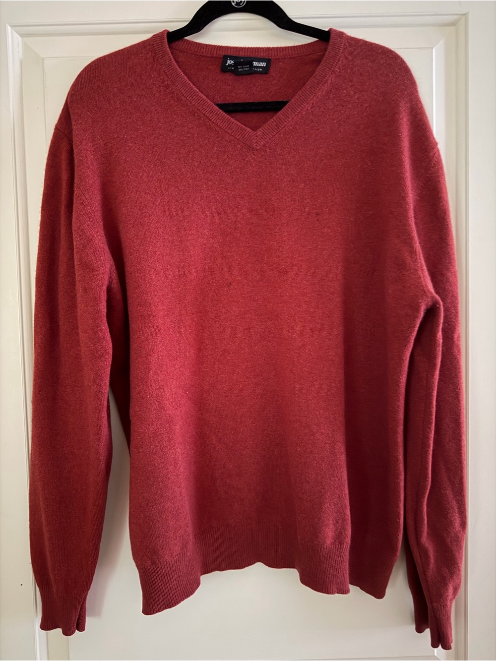 John Nordstrom men’s 100% cashmere V Neck Sweater Sz L